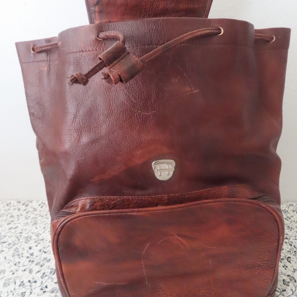 unbranded leather backpack bag - Picture 5 of 12